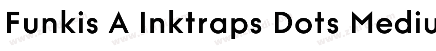 Funkis A Inktraps Dots Medium字体转换